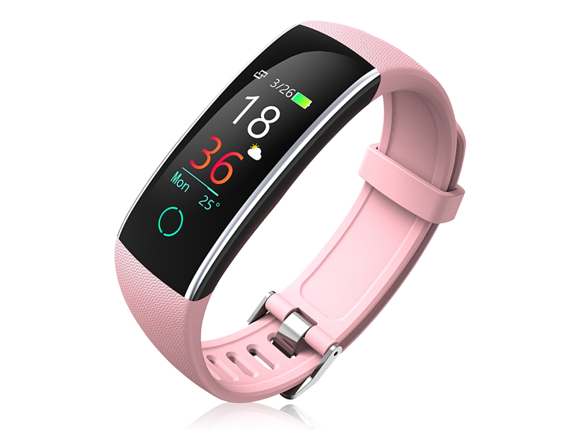 Pulseira Inteligente C20 com monitoramento de frequência cardíaca, pressão arterial, carregamento USB e tela colorida | EOOCOO