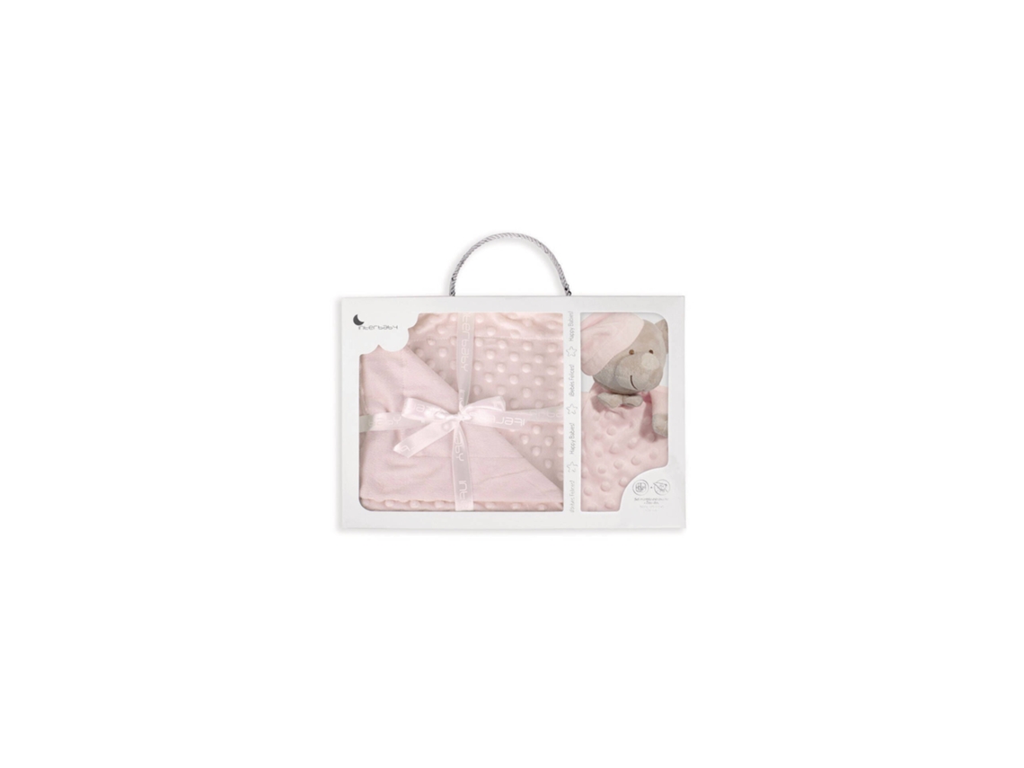 Manta E Doudou Rosa Interbaby