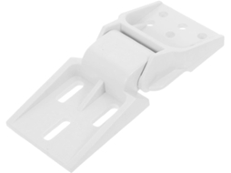 Dobradiça Dobrável Reforçada Zerodeko Para Mini Geladeira E Freezer Horizontal Pequeno, Com Acabamento Em Plástico Para