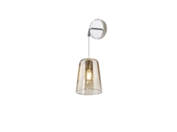 Luminária De Parede Com Abajur E27 Soquete Máx. 60w Luminária De Parede Design Minimalista Altura Ajustável Máx. 250cm Âmbar Top Light