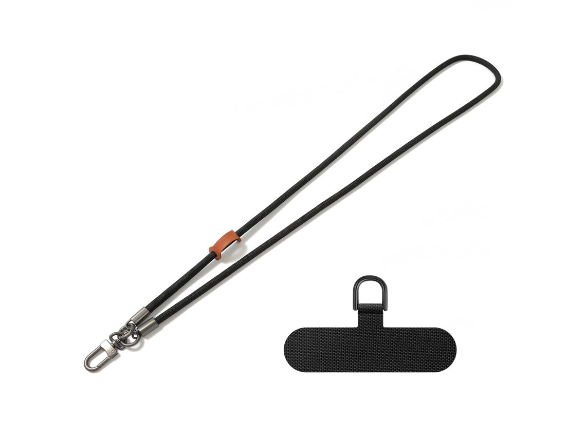 Lurelia Cordão Para Telemóvel Ajustável Transversal Com Fivela Metálica 8 Mm 120 Cm Anti-perda