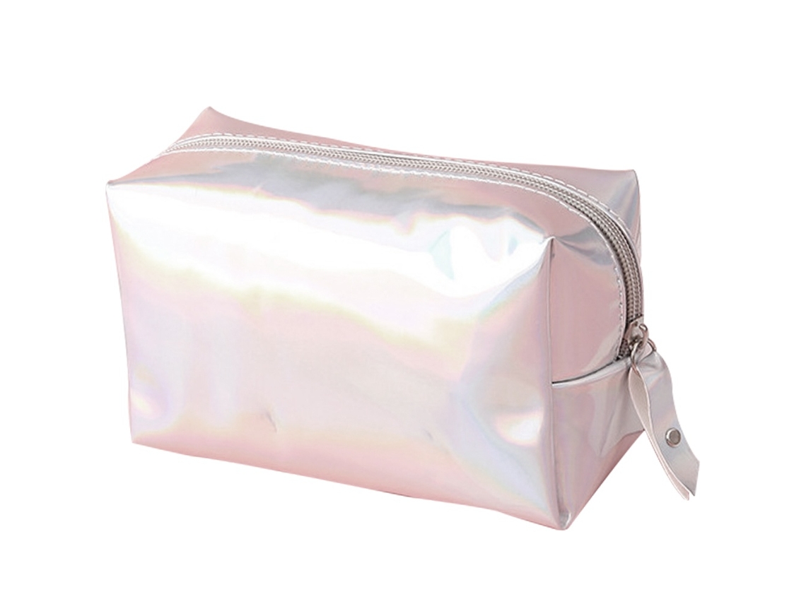 Necessaire Elysve Iridescente Necessaire Impermeável Para Mulheres