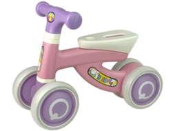 Bicicleta com Rodas Duplas Rosa