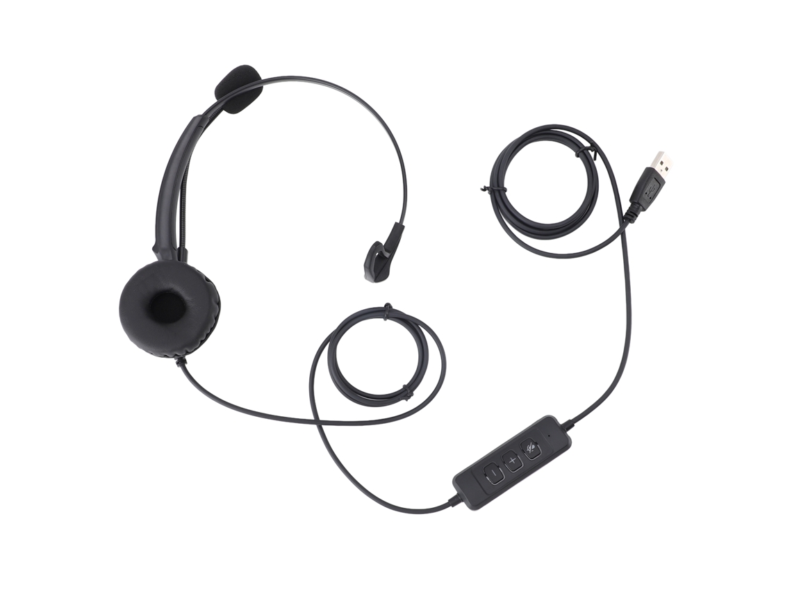 Fone De Ouvido Usb Anti-ruído Para Computador E Celular