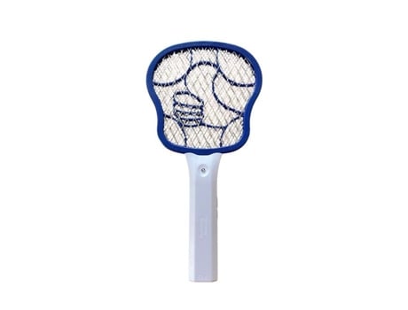 Raquete Anti Mosquito Elétrica Compacta 30 Cm Alta Tensão, Design Moderno Siroco