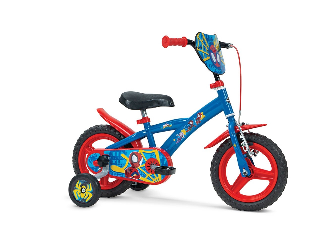 Bicicleta En71 Spiderman 12´´ Azul 24 Months-4 Years Rapazhuffy