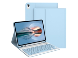 Capa Com Teclado Bluetooth, Compatível Com Ipad Pro 11 2024, Branco