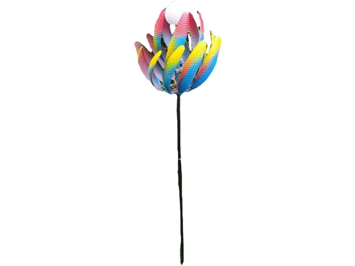 Wind Garden Estacas De Metal Decorativas Para Jardim Com Luz Movida A Vento Decoração De Jardim Gokoco