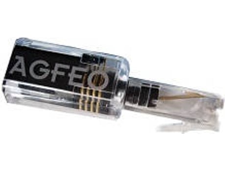 AGFEO 6100462 splitter de telefone Preto, Transparente