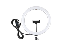 Puluz Ring Light com suporte para celular para streaming de gravações