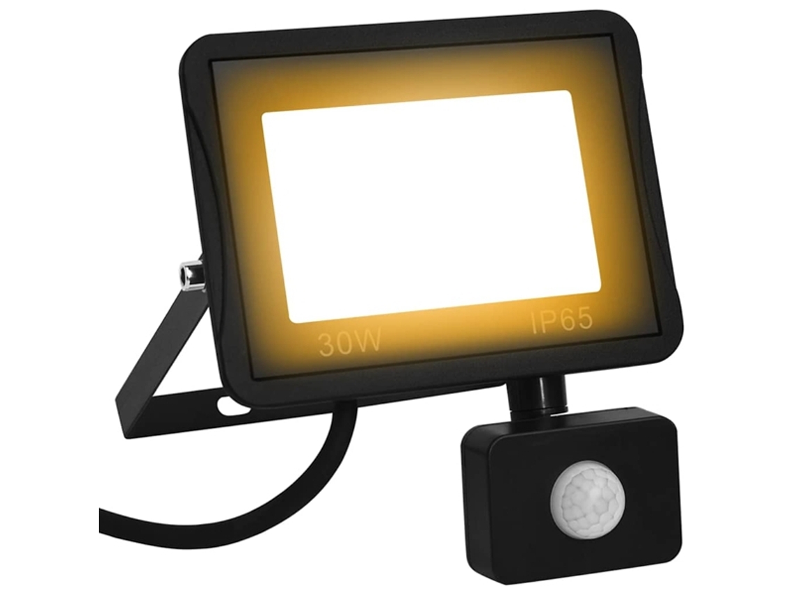 Refletor Led, 30w, Branco Quente, Para Destaque Em Teto, Jardim, Fachada Ou Áreas Exteriores