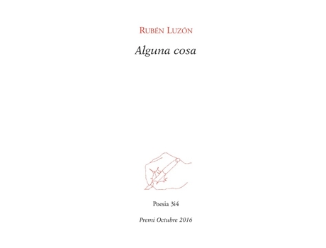 Livro Alguna Cosa de Rubén Luzón (Catalão)
