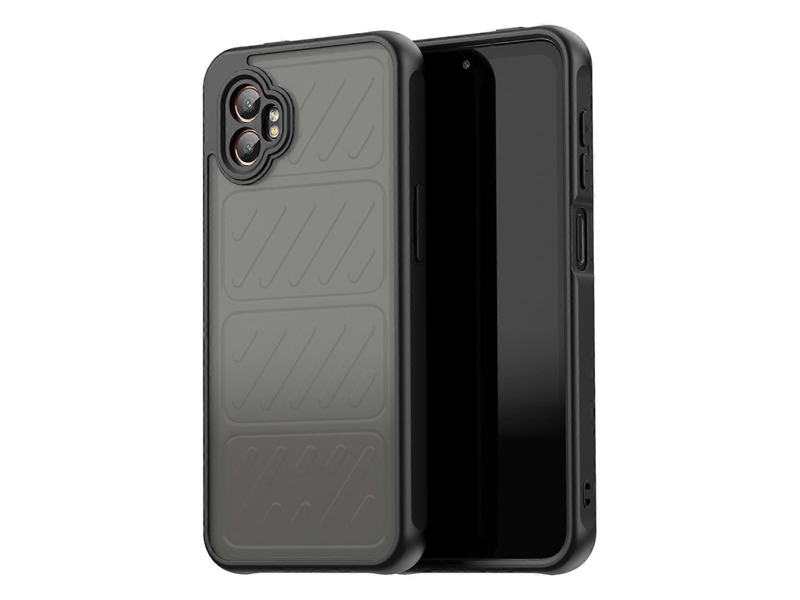 Capa De Celular Híbrida De Tpu Da Série Fan Dun Com Acabamento Fosco Para Samsung Galaxy Xcover7 Pro