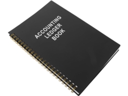 Cahier De Compte Recettes Et Dépenses Noir A5 Spirale