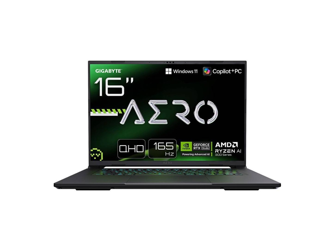 Notebook Gigabyte Aero X16 16 Ryzen Ai 7 350 SSD 1 TB/32 GB RTX 5060 W11h