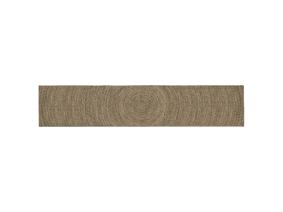 Conjunto 1 Tapetes Grandes Vidaxl Castanho Juta (60 X 400 Cm)