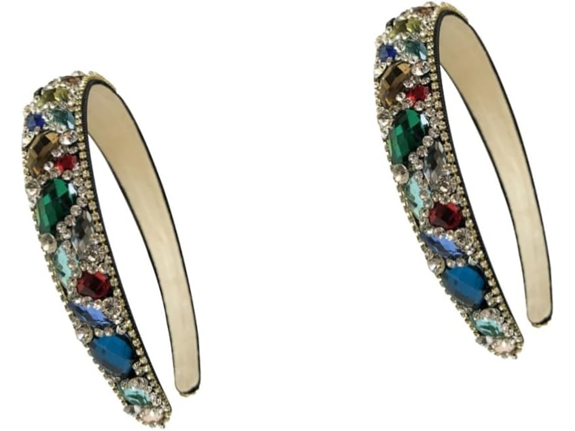 Tiara De Strass De 2 Peças Para Menina