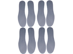 Conjunto De 4 Pares Palmilhas Esportivas Respiráveis Com Absorção Impacto E Suor Para Tênis Masculinos, Tamanhos Uk Eu