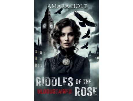 Livro Riddles of the Bloodstained Rose de Amara Holt (Inglês)