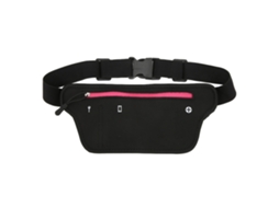 Lurelia Pochete De Corrida Ajustável De Neoprene Com Cós Elástico Unissexo, Rosa E Vermelho