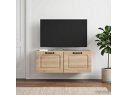 Vidaxl Gabinete De Tv De Parede Cinzento Cimento 78,5 X 31 X 30 Cm