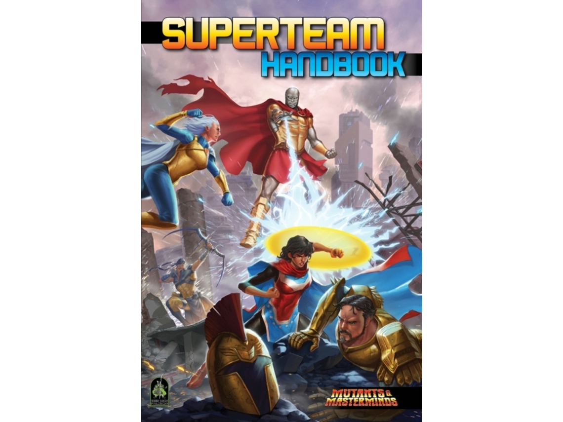 Livro Mutants And Masterminds Rpg Superteam Handbook Hc (Inglês)