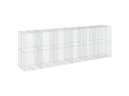 Gabion Basket, Gabion Baskets Vidaxl Prateado Ferro (600 X 100 X 200 Cm)
