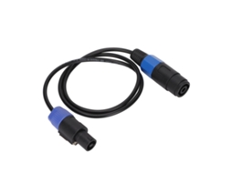 Cable de altavoz profesional de 4 núcleos, macho a hembra, conector en ohmios, para sonido S/MARCA