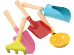 Conjunto de 5 ferramentas de jardinagem TOPBATHY para meninos e meninas | S/MARCA