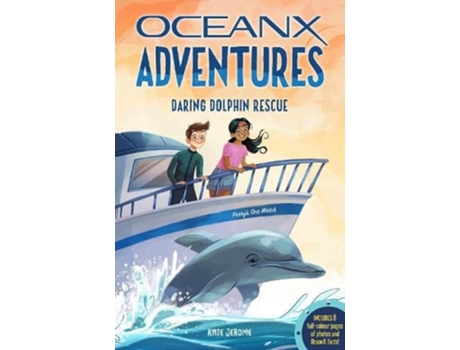 Livro Daring Dolphin Rescue de Francesca Risoldi (Inglês)