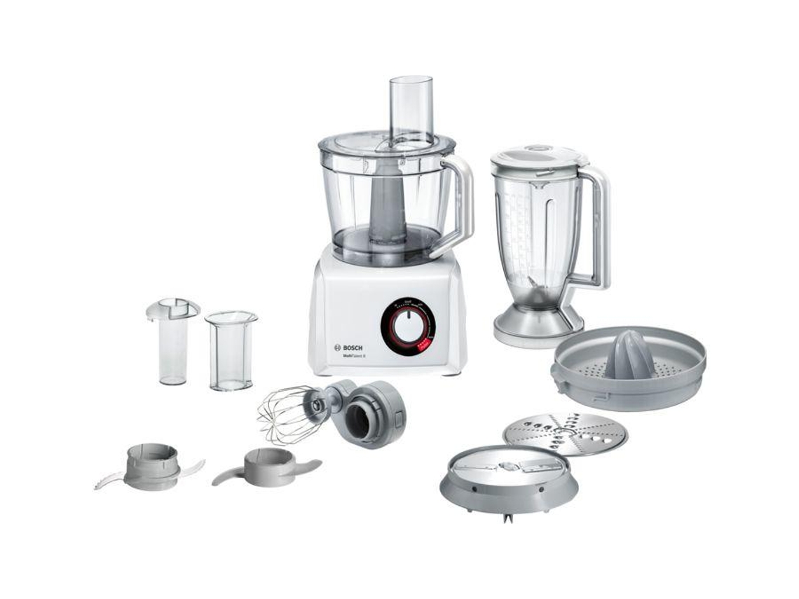 Bosch Multitalent 8 Robô de Cozinha 1100 W 3.9 L Translúcido Branco Balanças Integradas