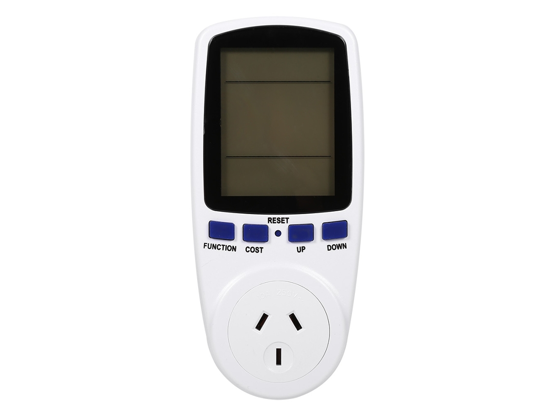Medição precisa (Versão com luz de fundo branca, padrão australiano) + (Baixo consumo de energia, medição precisa)
