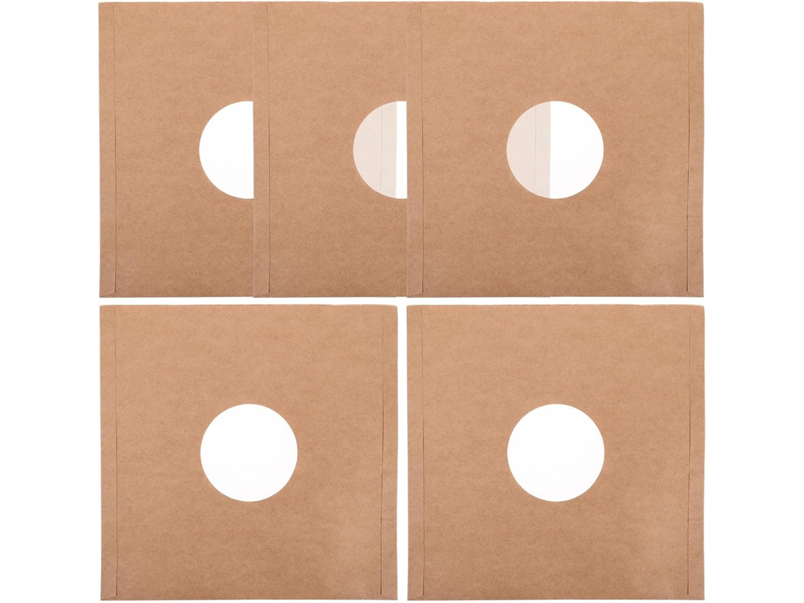 Conjunto De 5 Capas De Papel Para Discos De Vinil De 12 Polegadas