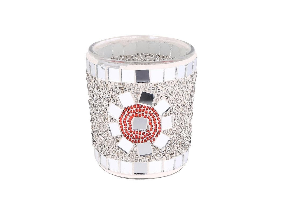 Suporte de Vela em Mosaico para Decoração de Casa ALLINLESS