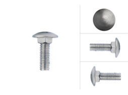 Parafuso Cabeça Redonda de Aço Inox M8 X 25 Mm 50 Peças WOVAR