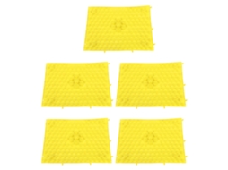 Tapete De Massagem Para Os Pés 5 Peças, Tpe, Acupressão, Almofada De Massagem Para Os Dedos Dos Pés, Para Jogos Ao Ar Livre Em Casa, Amarelo Slowmoose