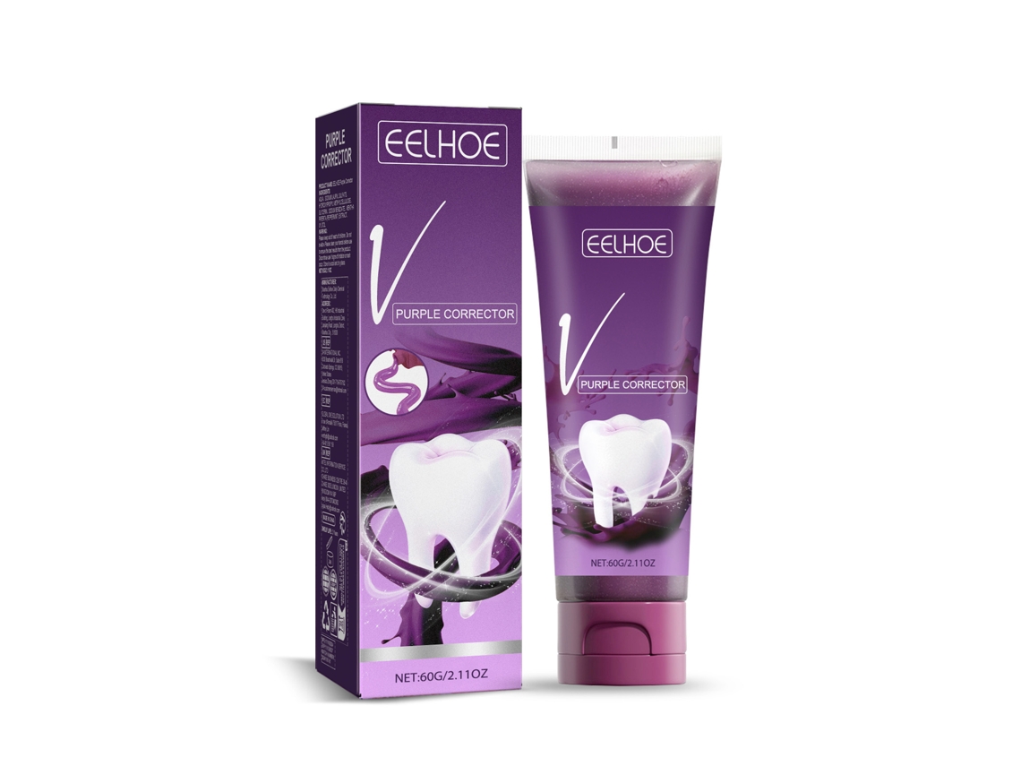 Creme Dental Clareador V34 Toning Roxo
