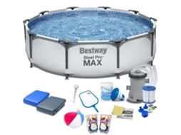 Piscina De Jardim Com Estrutura 305 X 76 Cm 17 Em 1 Bestway 56406