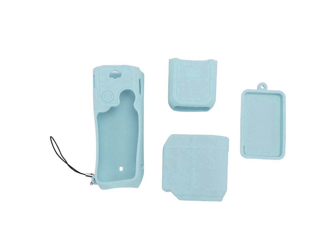 Silicone Protective Case Cover For Pocket 3 Silicone Camera Sleeve Lens Cover Screen Cover Handheld Action Camera Accessories Blue LAXISCREED