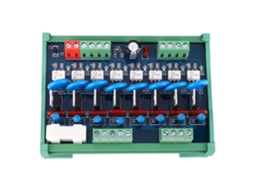 Placa De Potência Com 8 Canais Amplificador Dc Scr Para Plc Saída Controlada Por Silício