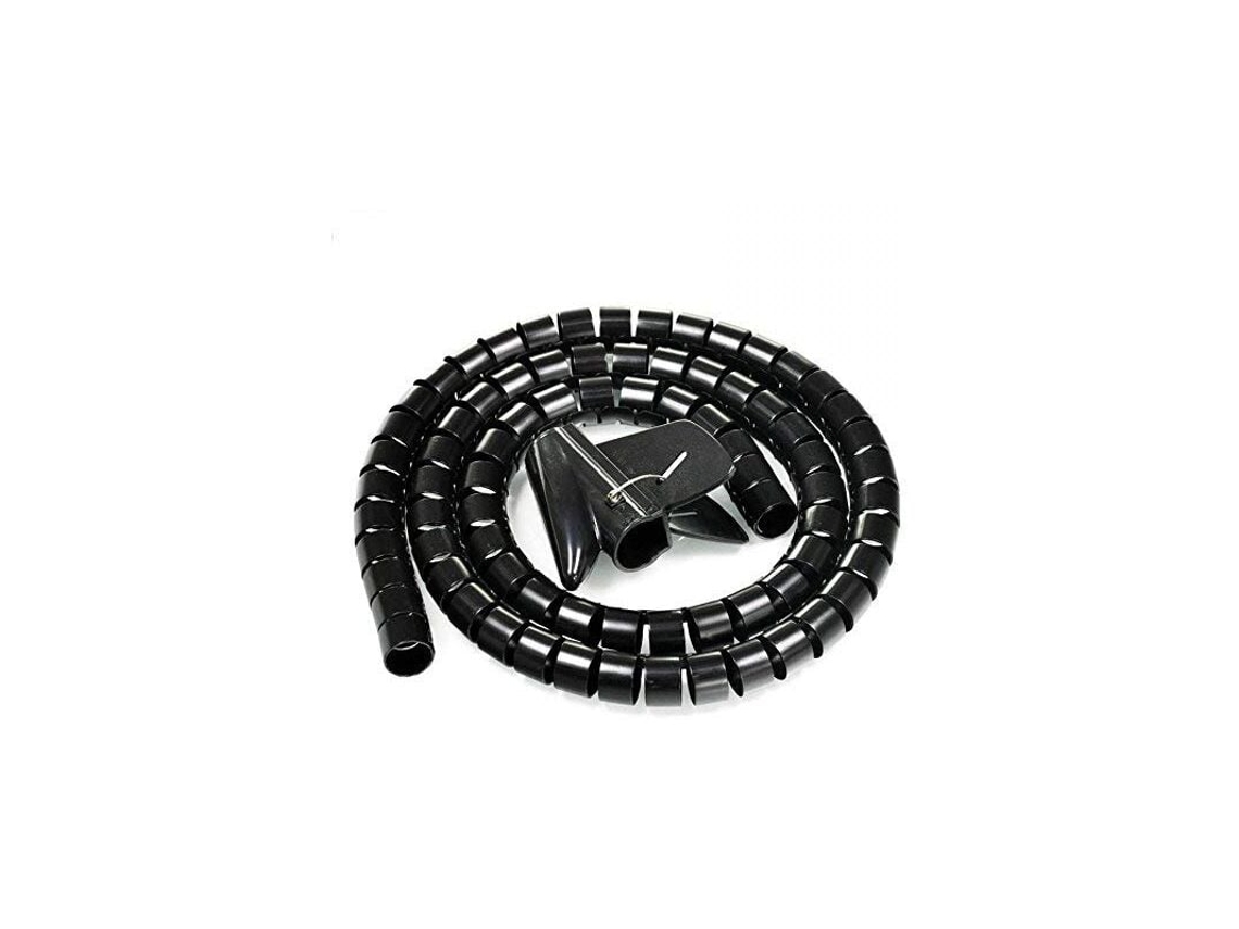 Mangueira espiral flexível de 1,5 m para gerenciamento de cabos AQUAFORGE