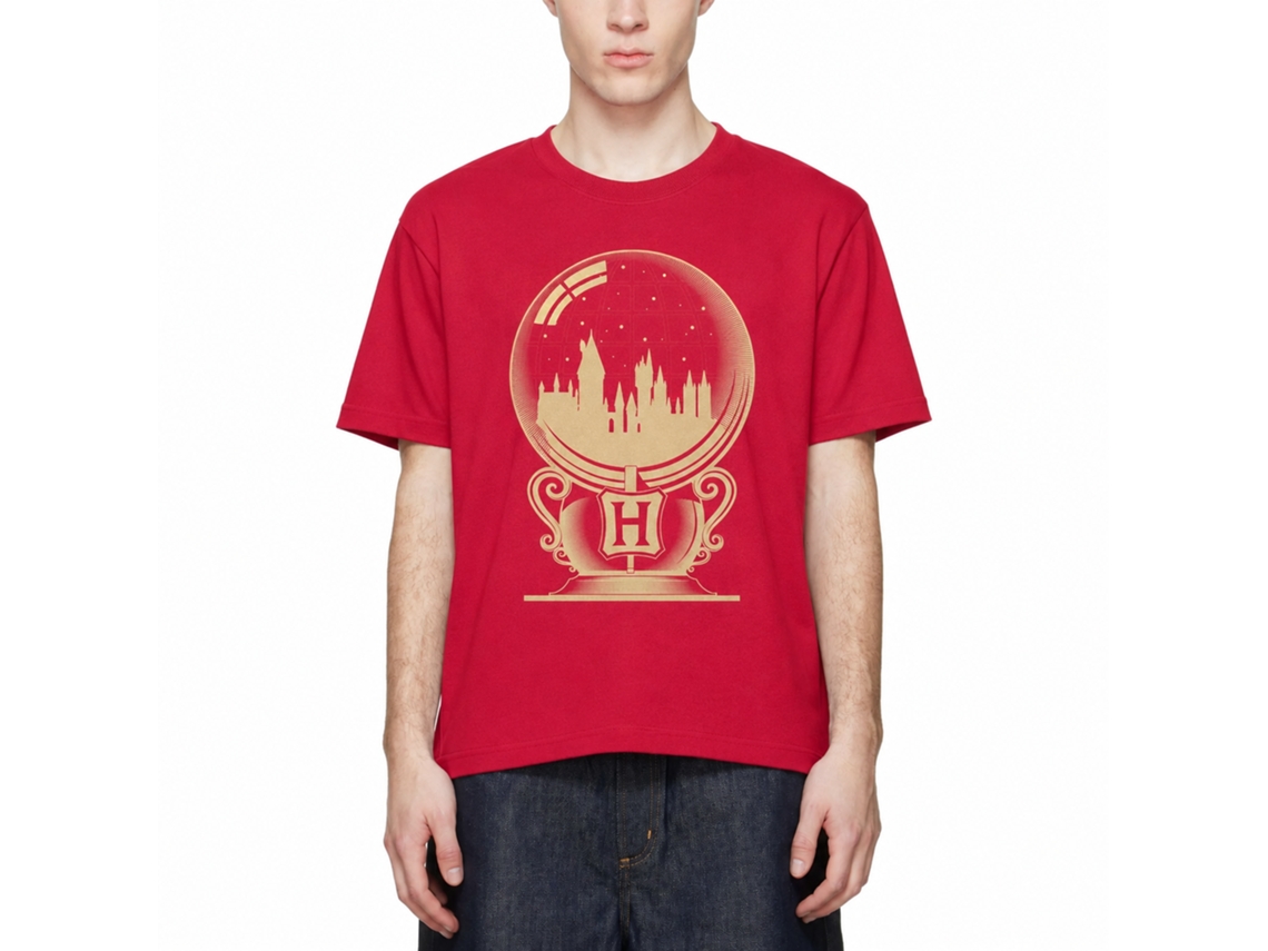 Rockinstone Harry Potter Hogwarts Castle Red T-shirt Size:l