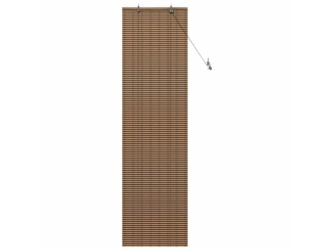 Conjunto 1 Persiana De Bambú Vidaxl Castanho Bambu (60 X 220 Cm)