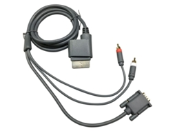 Lurelia Cabo Vga Para Rca/av, 1080p, 1,8 M, Com Áudio, Cinza