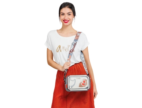 Anekke Bolsa Transversal Rectangular Alma Olé 40763-447 Azul