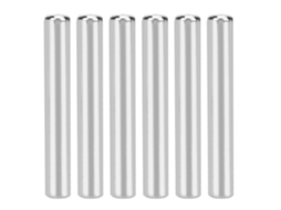 6pcs eixo de aço inoxidável em forma de d para carro de brinquedo e robô industrial 40mm x 6mm