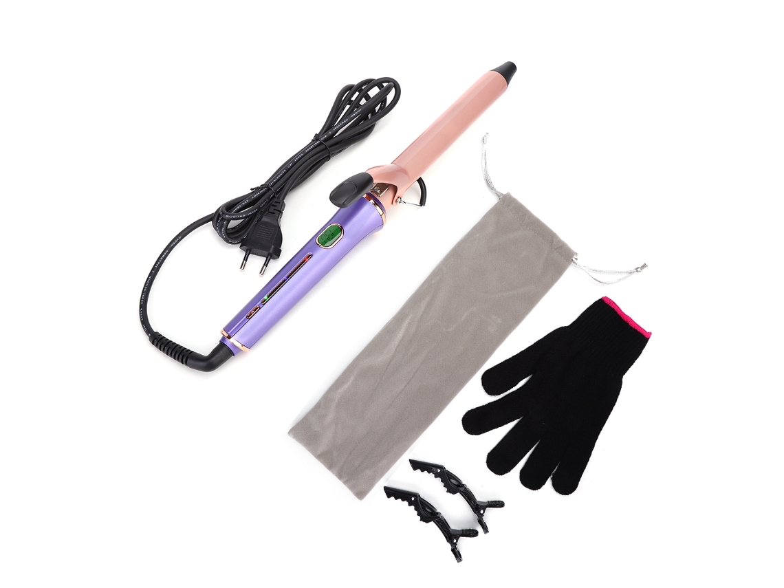 Chaveiro Elétrico Profissional De Cabelo Com Design Anti-caldo E Cabo Rotativo