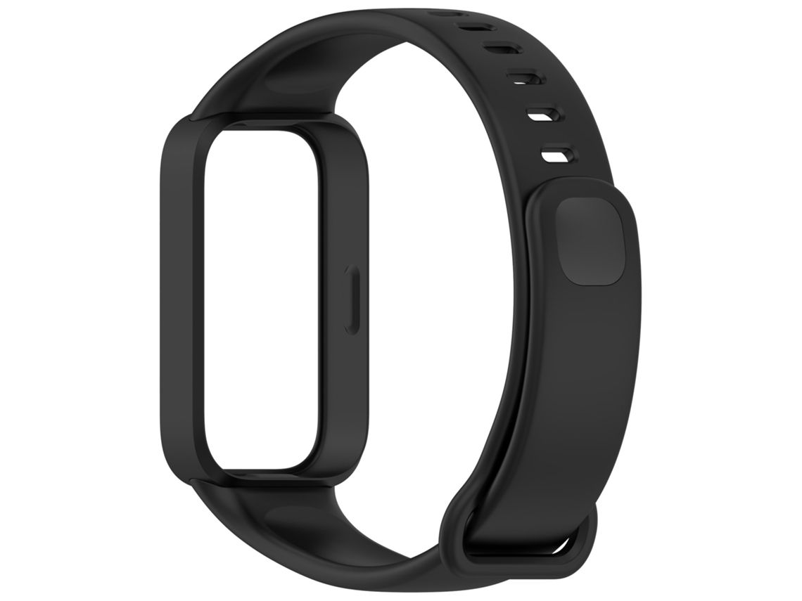 Silicone Replacement Strap para Xiaomi Mi Band 9 Active / Redmi Band 3 Preto HEXINYIGJLY