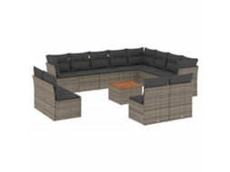 Garden Sofa Set, Garden Sofa Sets Vidaxl Cinzeto Rattan / Vime (n/a)
