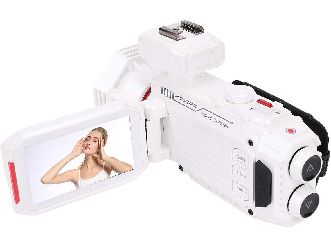 Câmera De Vídeo Digital 4k, 53mp, Zoom De 50x, Tela Colorida De 3 Polegadas, Wi-fi